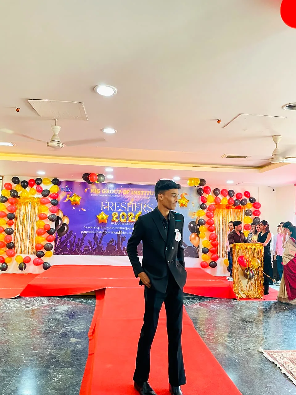 Ramp walk at Freshers 2026
