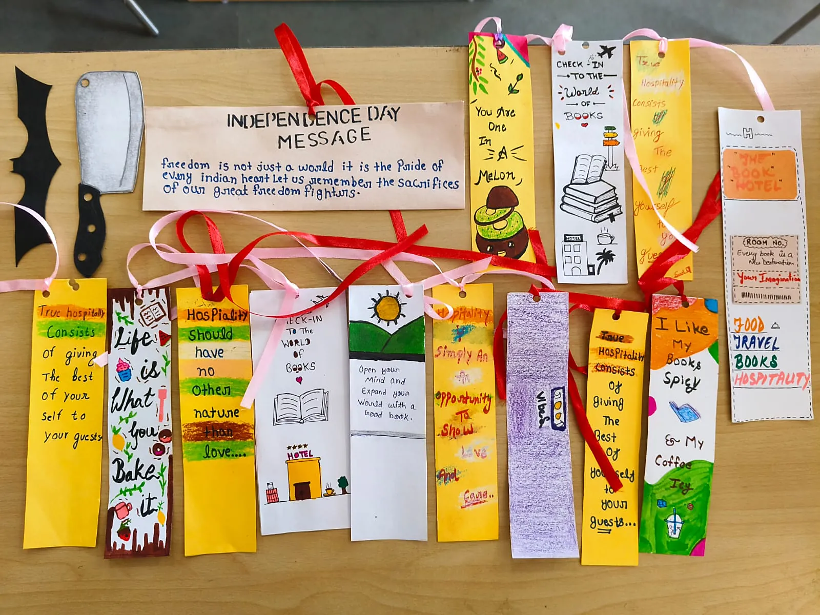 National Librarians' Day bookmark workshop
